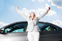 photo de la voiture avec client
